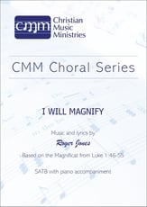 I Will Magnify (Magnificat) SATB choral sheet music cover
